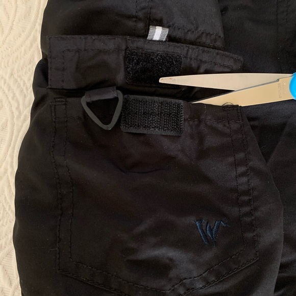 White Sierra Kids Snow Bib Overalls Pants Ski Black Grey Boys Girls Size 4 - Picture 8 of 15